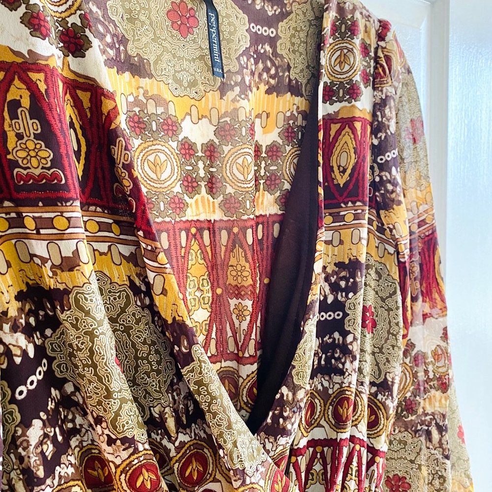 Peppermint | Boho Chic Patterned Mini Dress | Neu… - image 6